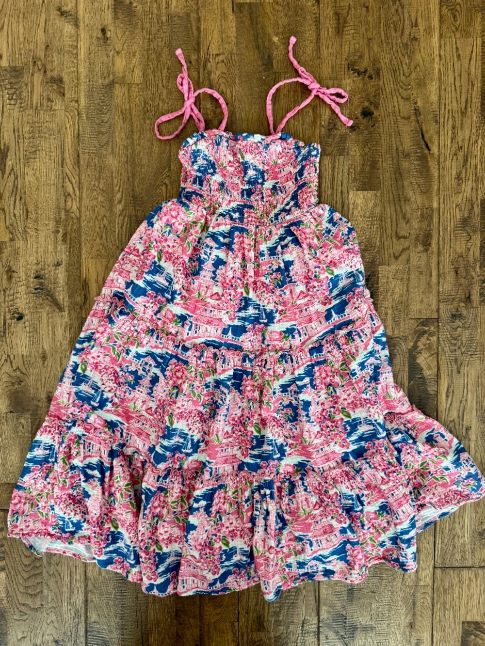 Sweet Honey Beach Maxi Dress Florida Paradise Girls Size 6